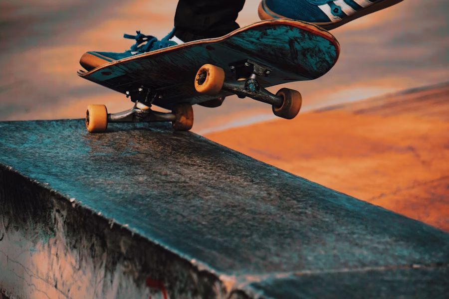 Skateboarding session